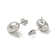 Accessoires de boucles d'oreilles ovales en laiton KK-M270-25P-2