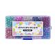 10 colore perle di vetro crackle trasparenti rotonde CCG-YW0001-B-6