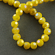 Electroplate Glass Beads Strands EGLA-R017-4mm-7-1