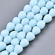 Opaque Solid Color Glass Beads Strands GLAA-N045-002-A07-4