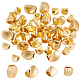 Nbeads 40 pièces 2 styles de perles en laiton KK-NB0003-47G-1