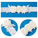 Lace Elastic Bridal Garters & Belts Set OCOR-WH0020-06-4