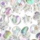350pcs 3 perles acryliques transparentes de style TACR-FS0001-05-3