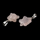 Pendentifs de quartz rose naturel G-F758-A05-P-2