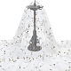 1 шт. сетчатая ткань из молочного волокна с цветочным узором DIY-UN0006-50B-1
