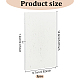 FINGERINSPIRE 2 Pcs White Gesso Photo Props Ornaments 3.8x5.8x0.5 inch Rectangle Jewelry Cosmetics Decorative Display Plate Pedestals Photography Prop Accessories Tray for Lipsticks Jewelry Shooting DJEW-WH0015-98A-2