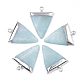 Electroplate Natural Amazonite Pendants G-S344-49G-1