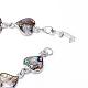 Sea Shell Beads Beaded Bracelets BJEW-S121-2