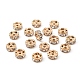 Messing Strass Zwischen perlen&nbsp;RB-A014-L8mm-01LG-NF-3