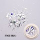 Hojuelas de polvo de brillo de uñas holográficas MRMJ-T063-361A-2