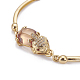 Tonalité Golden Link de laiton bracelets BJEW-L639-14A-2