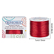 BENECREAT 18 Gauge/1mm Matte Jewelry Craft Wire 492 Feet/150m Tarnish Resistant Aluminum Wire for Chrismas Halloween Beading Sculpting Model Skeleton Making - Red AW-BC0001-1mm-16A-5