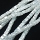 Chapelets de perles en verre électroplaqué EGLA-D018-4x4mm-M2-2