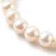 Bracciali rotondi con perle d'acqua dolce coltivate naturali BJEW-JB06264-3