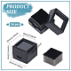 Würfelförmige Aufbewahrungsboxen für lose Diamanten aus Kunststoff CON-WH0095-49B-2