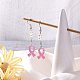 Ph pandahall 30 pcs rose ruban ange cancer du sein sensibilisation homard clip balancent charme pour bracelet bijoux de mode pour femmes homme ENAM-PH0001-25-6