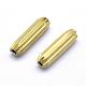 Brass Corrugated Beads KK-A143-03C-RS-2