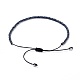 Bracciali con perline intrecciate con filo di nylon BJEW-JB04348-05-3
