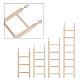 AHANDMAKER Bird Step Wood Ladder AJEW-GA0001-72-4