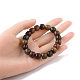 Bracelet extensible en perles de bois de bodhi pour femme BJEW-YW0001-04B-5