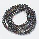 Electroplate Glass Beads Strands EGLA-A034-T6mm-J04-2