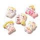 Ванна котенок смола декодирует кабошоны RESI-E053-05-1