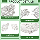 2 комплект застежек из сплава FIND-BC0013-45B-4