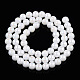 Electroplate Opaque Glass Beads Strands GLAA-T032-P6mm-AB02-3