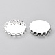 304 Stainless Steel Cabochon Settings STAS-Y001-09D-S-3