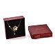 Boîtes à bijoux en carton pour bijoux carrés et mots CBOX-C015-01C-01-3