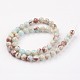 Synthetic Shoushan Stone Beads Strands G-N0311-01C-8mm-2