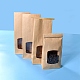 Sacs en papier kraft brun avec fenêtre X-CARB-F006-01-2
