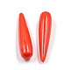 Teardrop Dyed Synthetical Coral Beads CORA-P001-39B-1