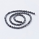 Non-magnetic Synthetic Hematite Beads Strands G-P341-48-4x6mm-2