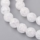 Chapelets de perles en quartz craquelé synthétique X-G-SF8MM-44-2