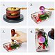 CRASPIRE Wax Seal Stamp Heart Wreath Vintage Wax Seal Stamp Retro Wood Stamp Removable Brass Seal Alloy Handle for Wedding Invitations Embellishment Bottle Decoration Gift Packing AJEW-WH0128-10AB-4