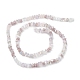 Brins de perles de verre de galvanoplastie de couleur dégradée X-GLAA-E042-02C-2