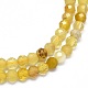 Chapelets de perles en opale jaune naturelle G-O180-05A-3
