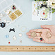 Sunnyclue bricolage kit de fabrication de boucles d'oreilles lapin de Pâques DIY-SC0021-22-3