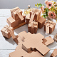 Складные коробки для конфет из крафт-бумаги CON-WH0092-15-4