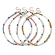 Collana di perline di semi di vetro per donna NJEW-JN04393-1