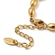 201 bracelets chaîne en perles de rugby en acier inoxydable BJEW-G696-01C-G-3