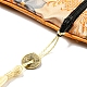 Almacenamiento de joyas de tela floral de estilo chino bolsos de mano AJEW-D063-01D-4