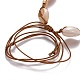 Verstellbare Halsketten & Armbänder Schmucksets SJEW-WH0002-03-4