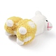 Cute Alpaca Cotton Keychain KEYC-A012-02C-3