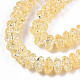 Perles en verre craquelé GLAA-S192-004G-1