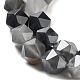 Chapelets de perle en quartz nuageux naturel G-G030-A05-02-4