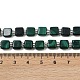 Природного малахита бисер нитей G-L630-A01-7x7mm-5
