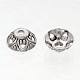 Antique Silver Tone Cone Tibetan Silver Bead Caps X-AA0544-2