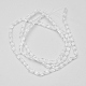 Chapelets de perles en verre transparente   EGLA-E048-B01-2